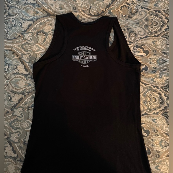 Harley-Davidson Black and Purple Graphic Tank - Picture 2 of 3